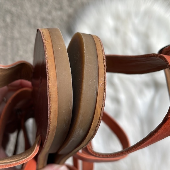 Lucky Brand Leather Strappy Sandals EUC - Picture 9 of 11